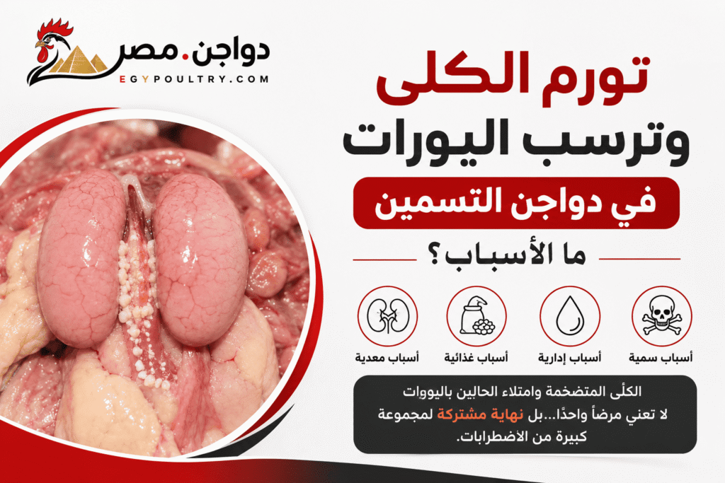 swollen-kidneys-urates-broiler-chickens
